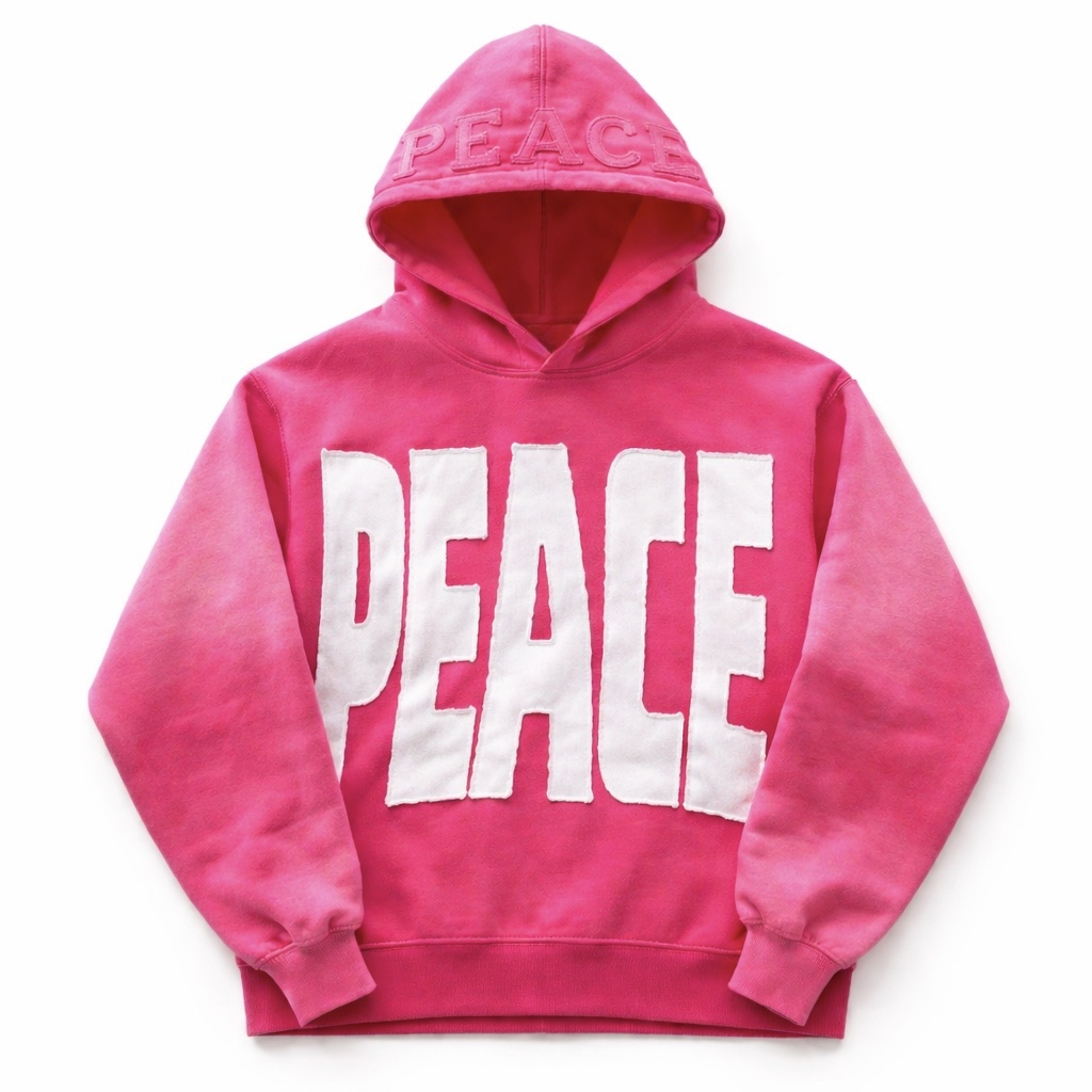 Azphere - Sudadera Rosa “Peace Vibes”