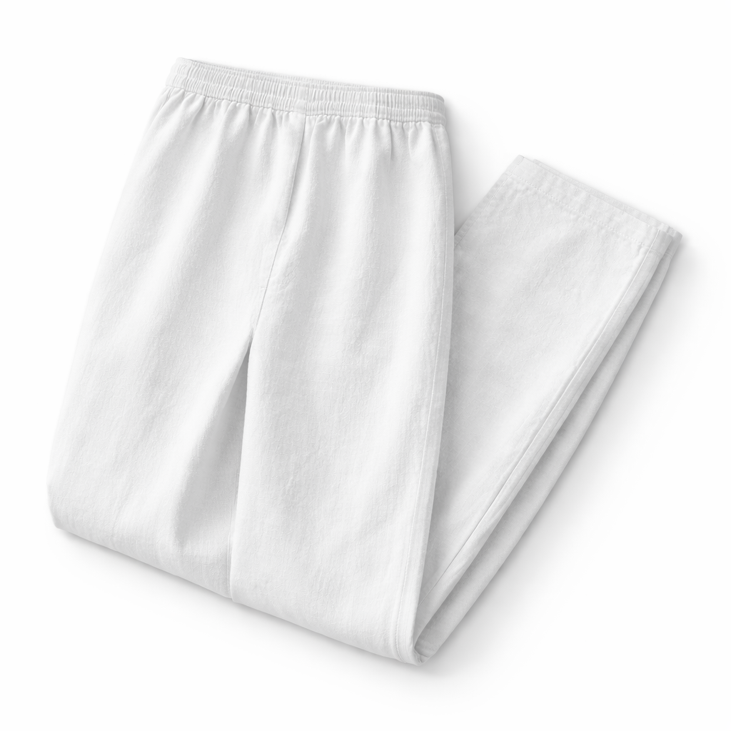 Azphere - Pantalón de Lino Relaxed Fit