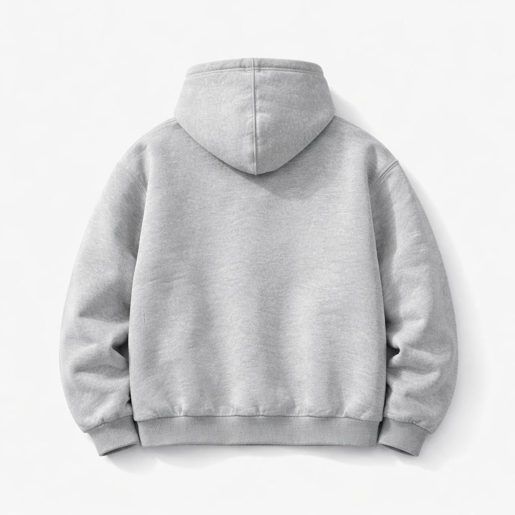 Azphere - Sudadera Reversible Gris “Dual Check”
